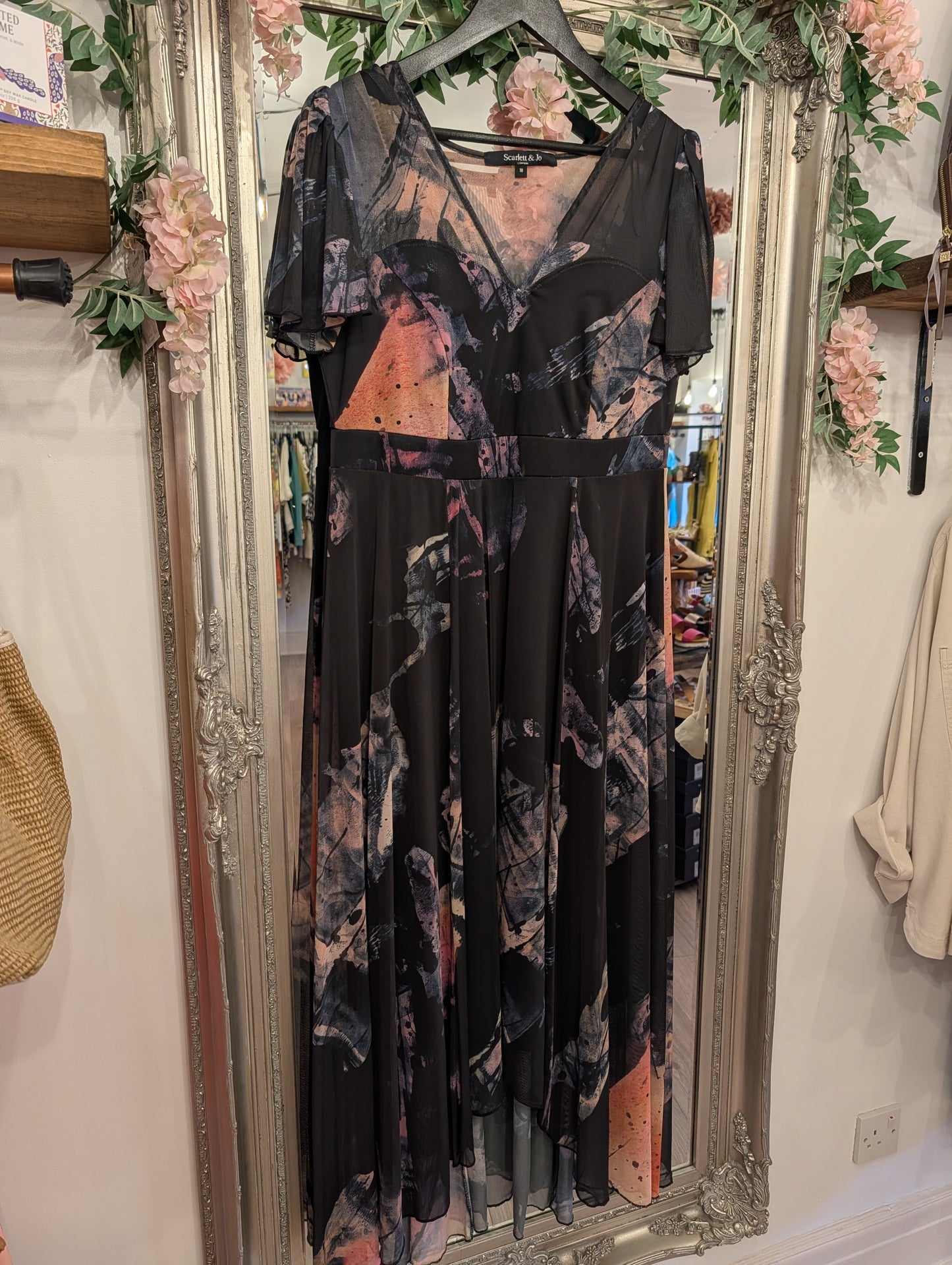 Pre-Loved | Scarlett & Jo Black Dress | UK 18