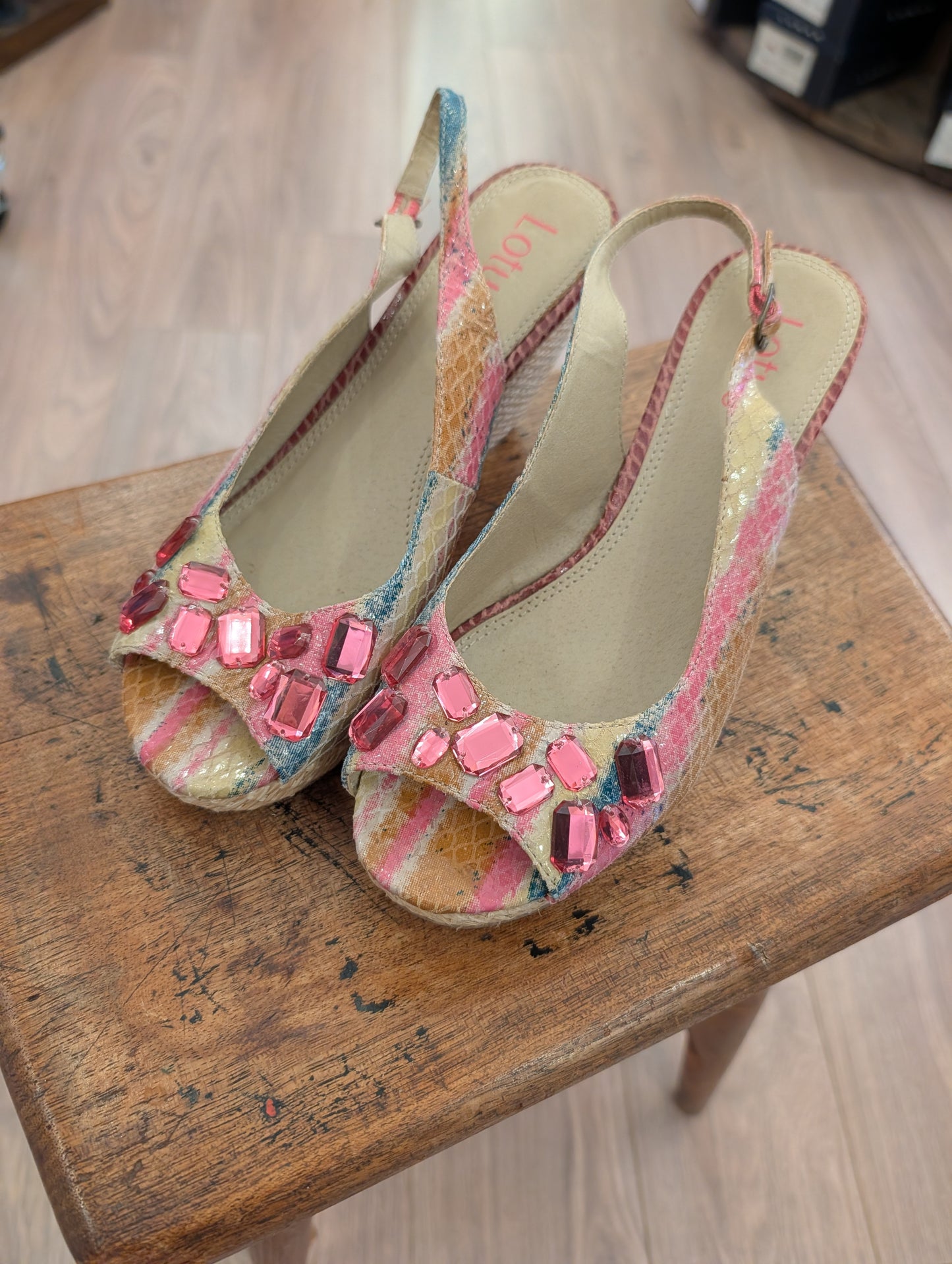 Pre-loved | Lotus Wedge Shoes | UK 5