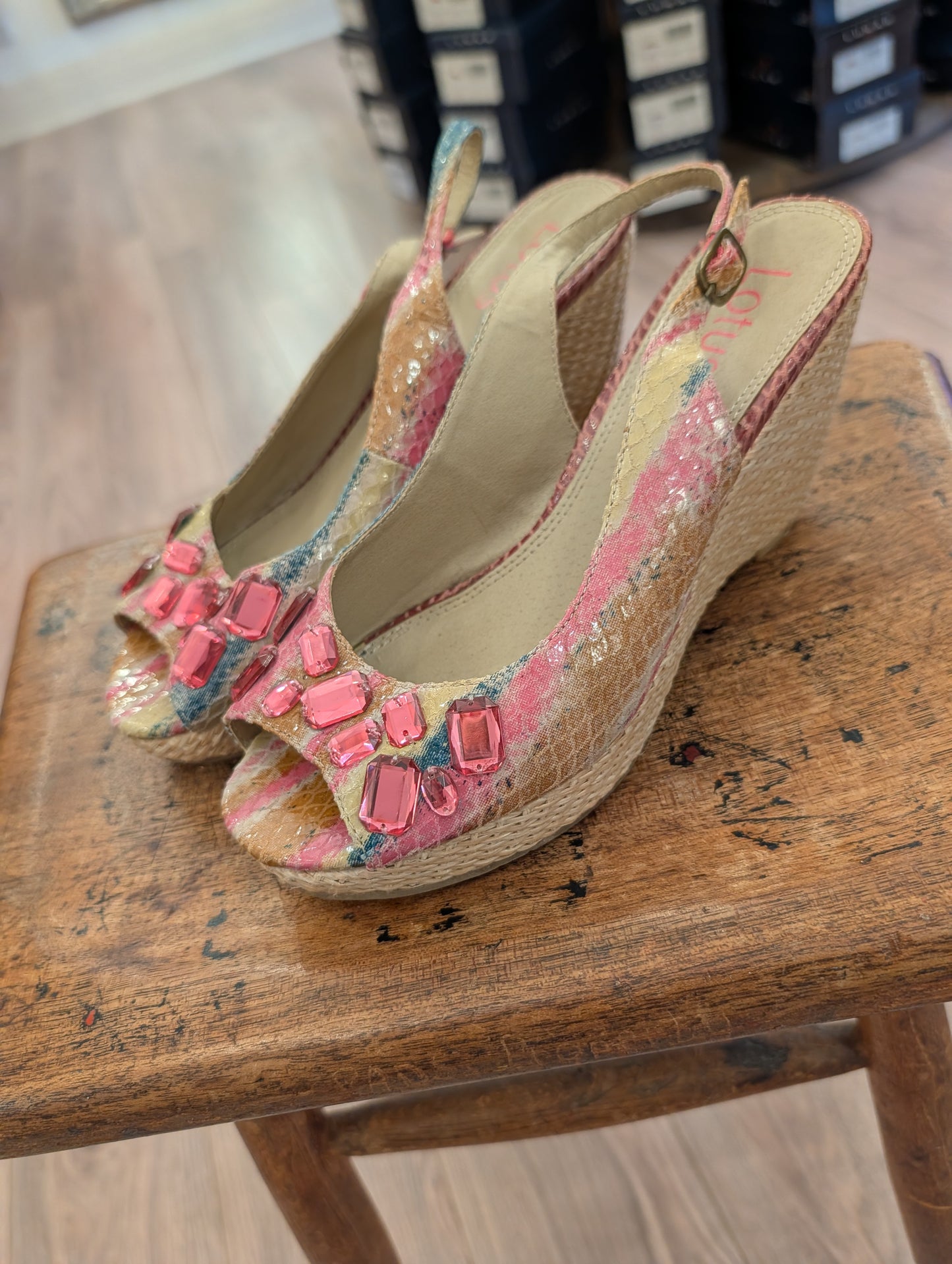 Pre-loved | Lotus Wedge Shoes | UK 5