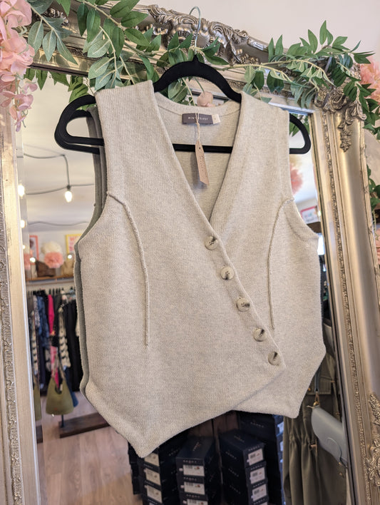Pre-Loved | Mint Velvet Knitted Waistcoat | Size Small