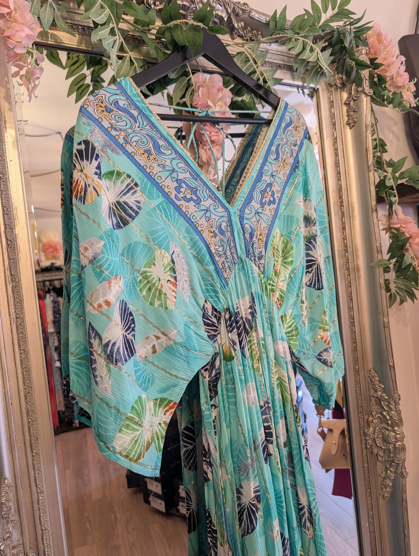 Pre-loved | Kimono Style Dress | One size (Approx up to UK 16)