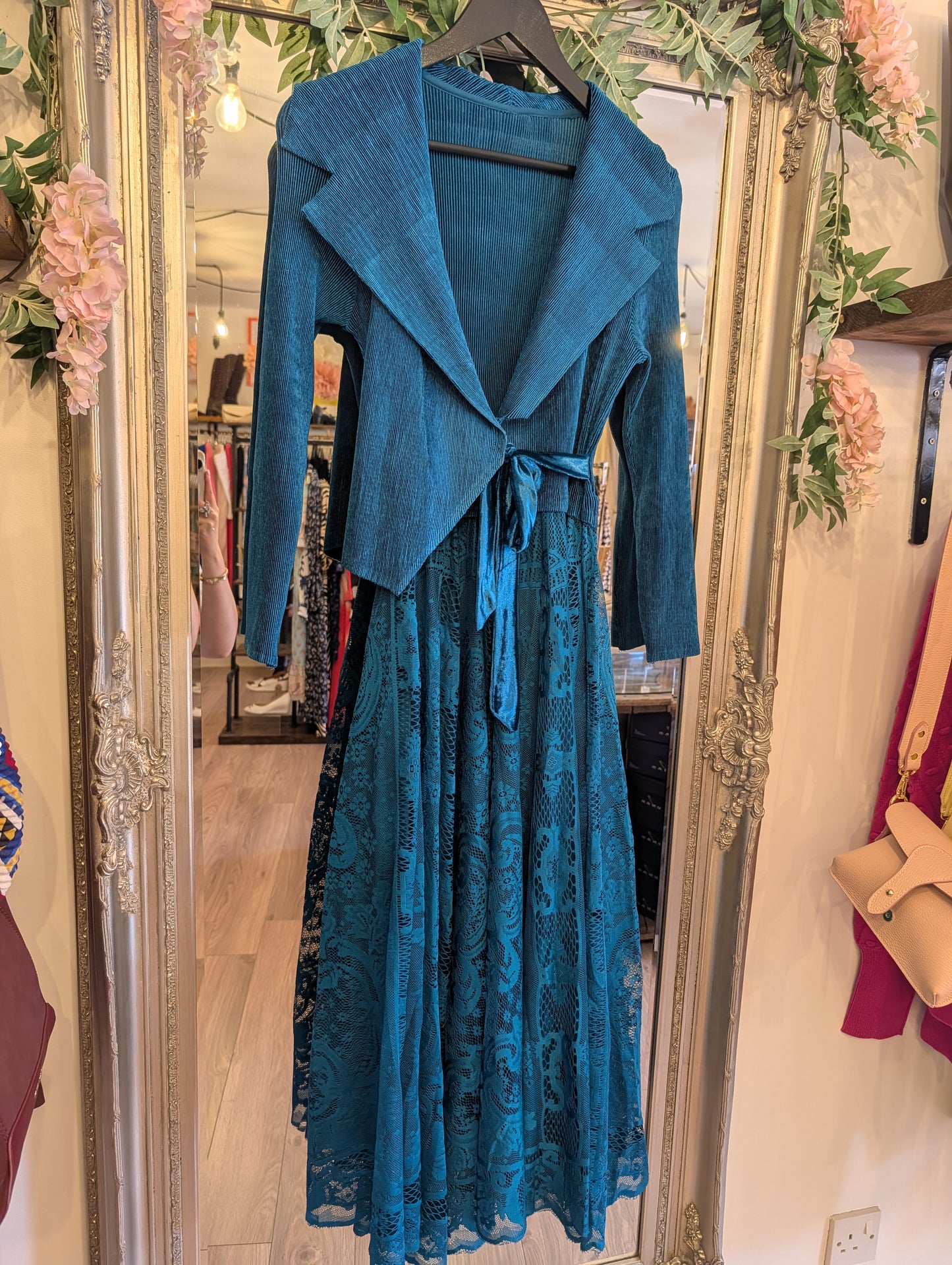 Pre-loved | Teal Dress | Approx UK 12/14
