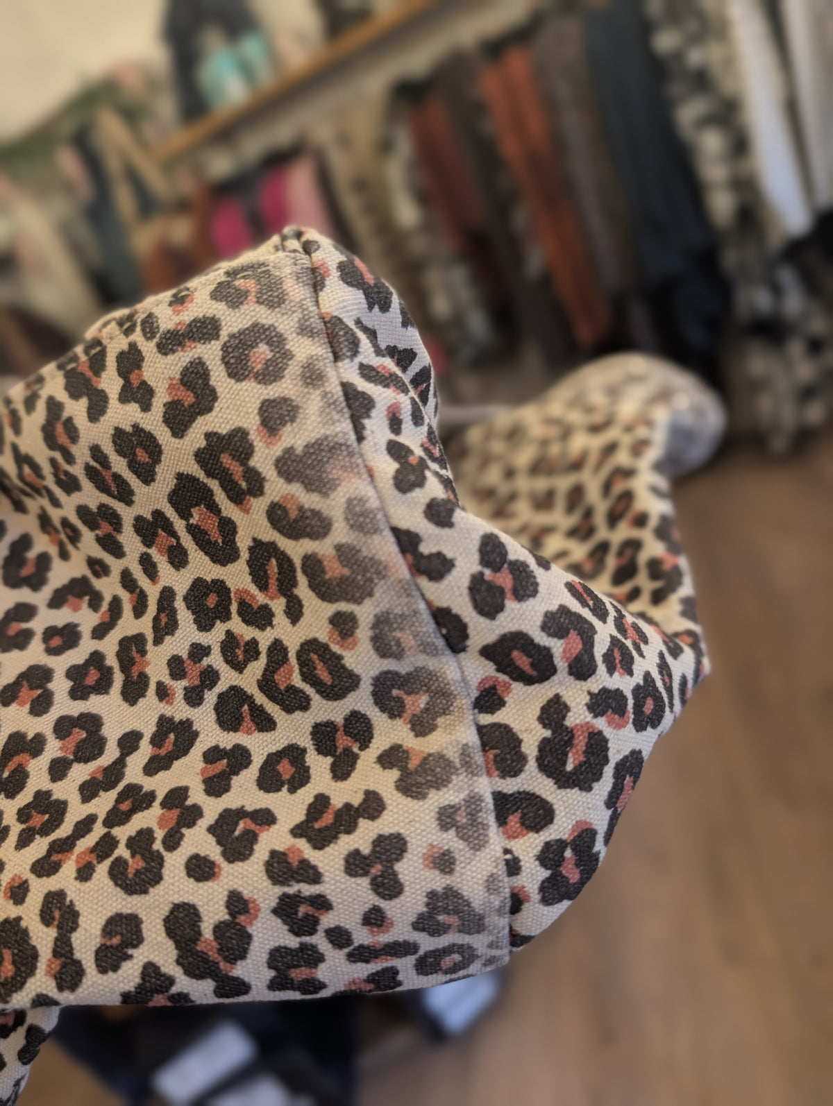 *Slight Fault!* Leopard Tote Bag