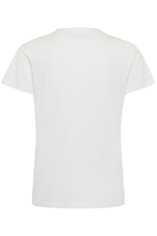 White t-shirt on a white background