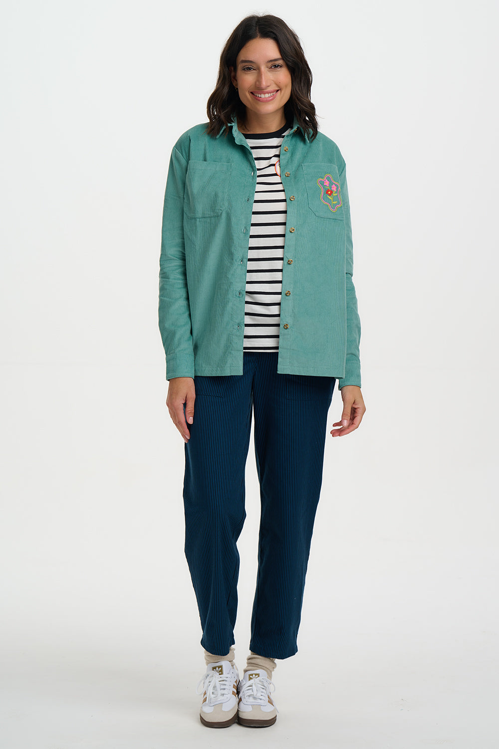 Sugarhill Brighton | Karina Overshirt | Teal