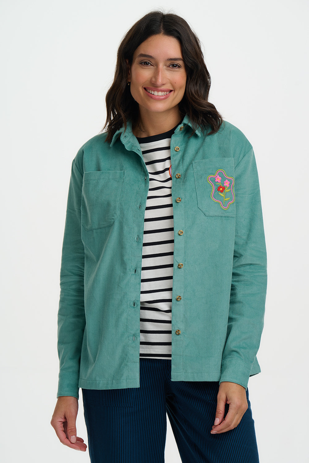 Sugarhill Brighton | Karina Overshirt | Teal