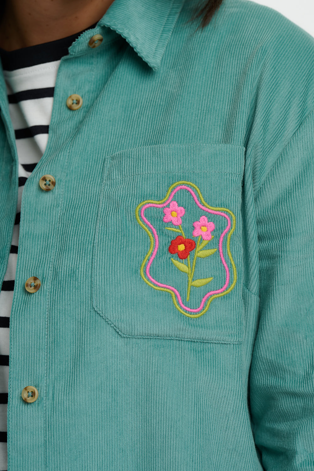 Sugarhill Brighton | Karina Overshirt | Teal