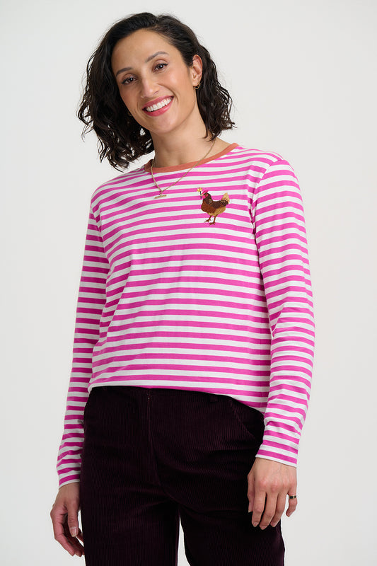 Sugarhill | Brunswick Jersey Top | Chicken Flower
