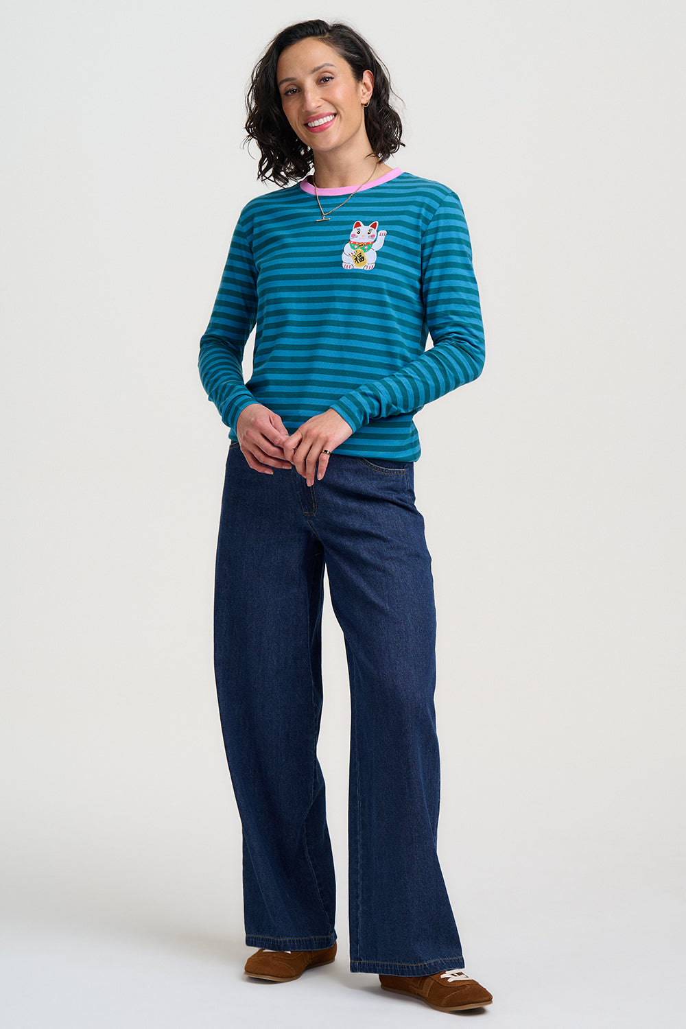 Sugarhill | Brunswick Jersey Top | Lucky Cat