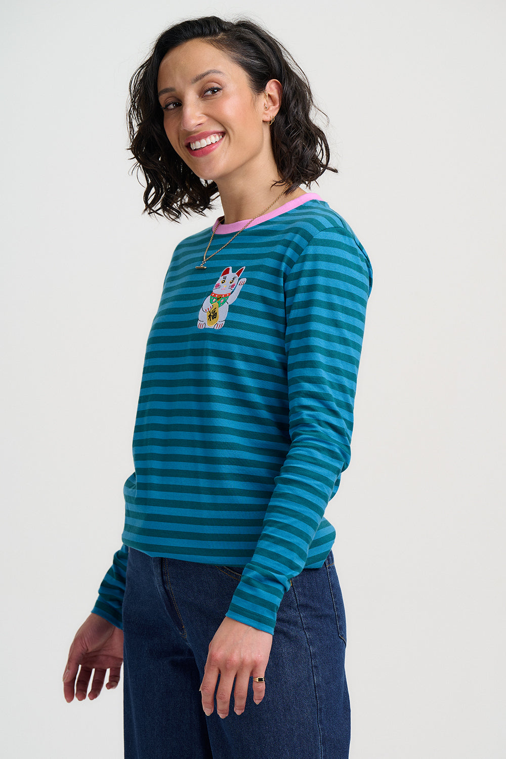 Sugarhill | Brunswick Jersey Top | Lucky Cat