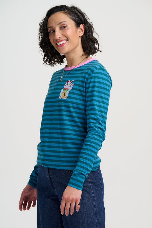 Sugarhill | Brunswick Jersey Top | Lucky Cat