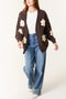 Made In Italy | Daisy Cardigan | Chocolate