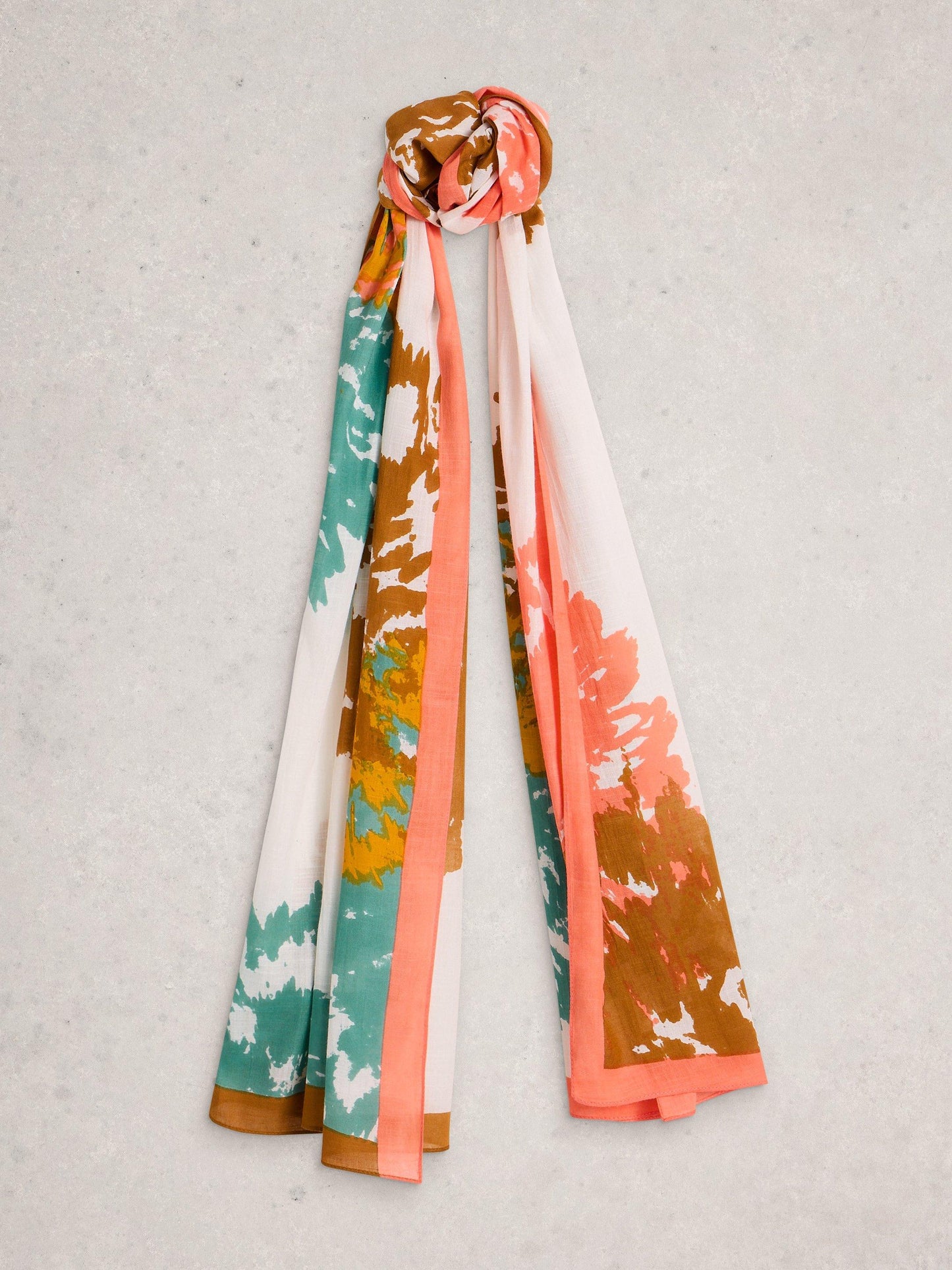 White Stuff | Callie Printed Scarf | Natural
