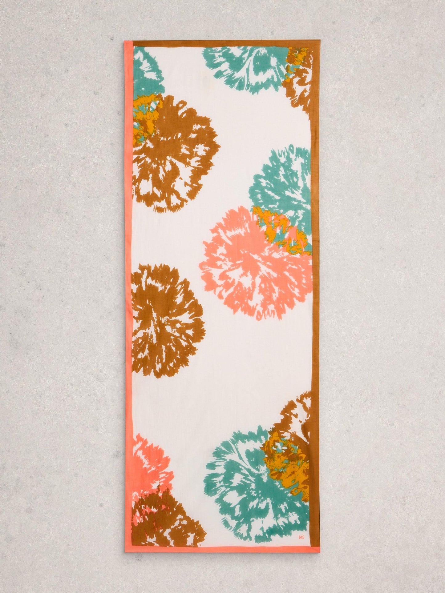 White Stuff | Callie Printed Scarf | Natural
