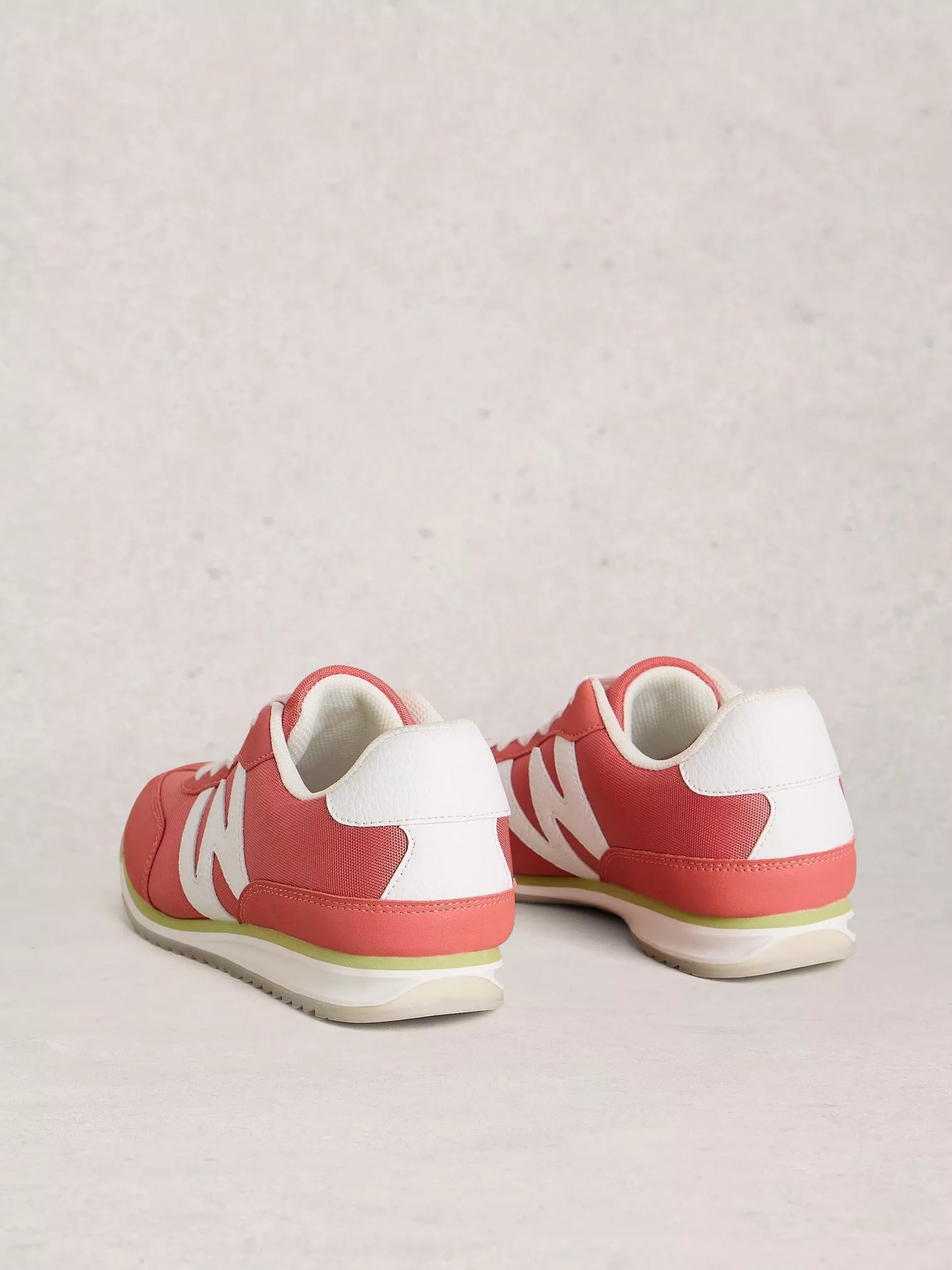 White Stuff | Lucy Lace Up Trainer | Mid Pink