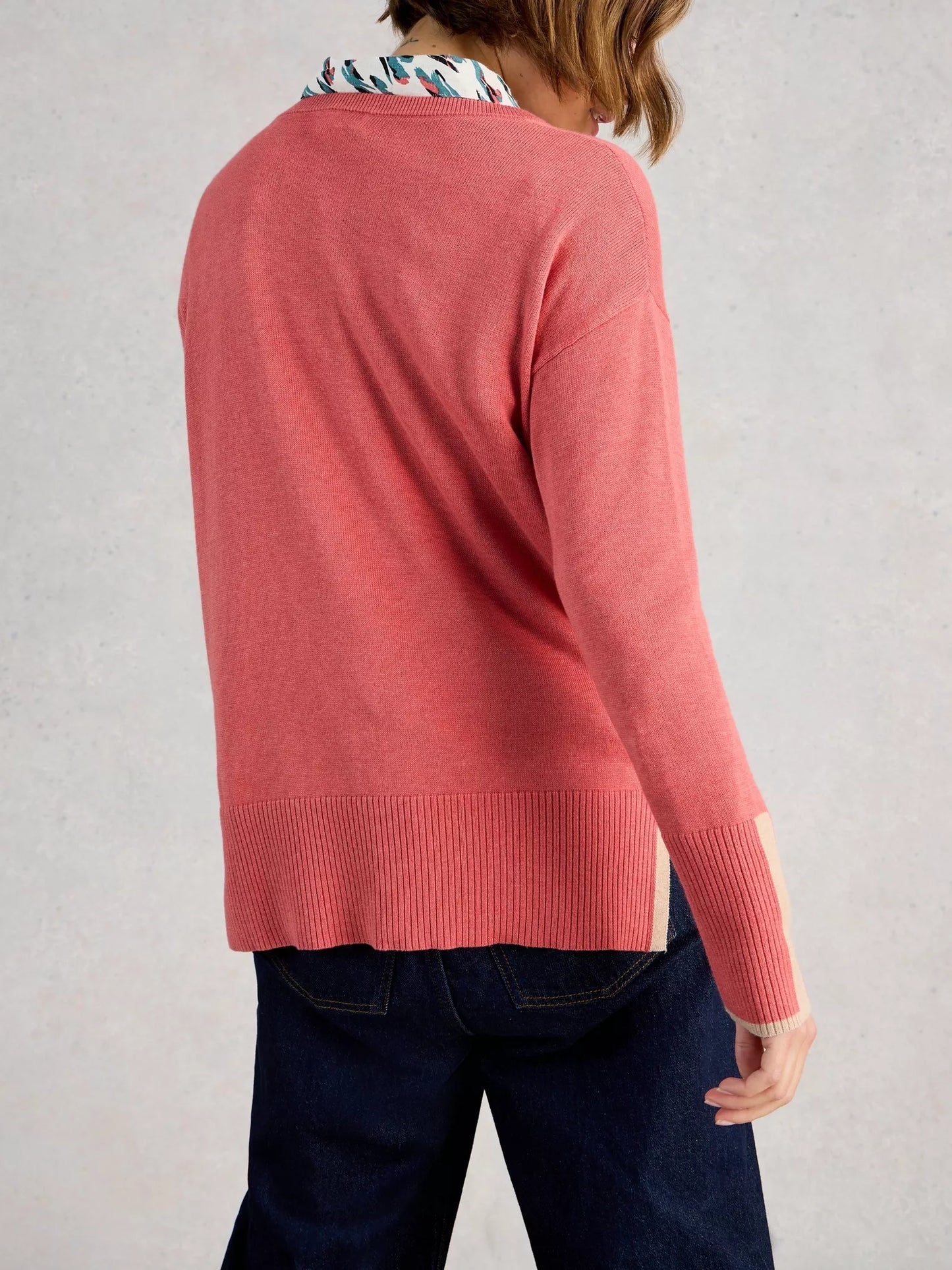 back of the pink jumper