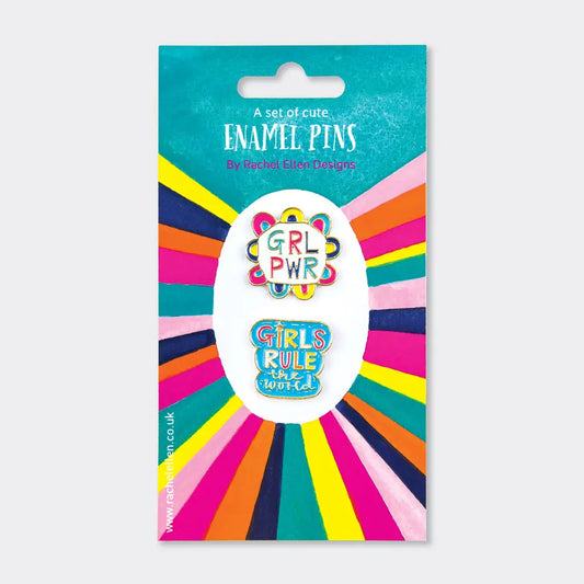 Rachel Ellen Designs | Enamel Pin Badge | Girl Power - Blossom Boutique Online  