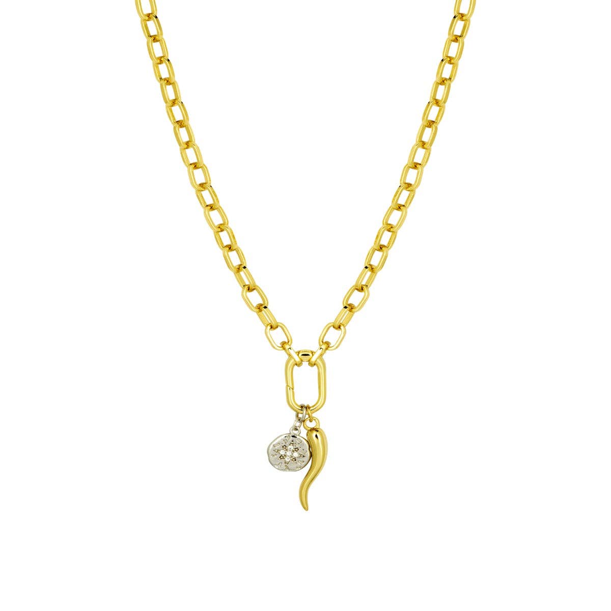 Ashiana London | Gold Bardot Chain Necklace: Long – 32"