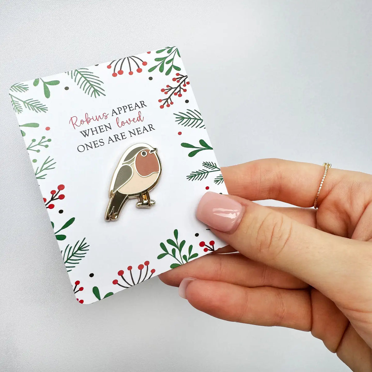 Robin Pin Badge Brooch