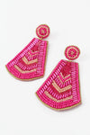 My Doris | Pink Block Earrings