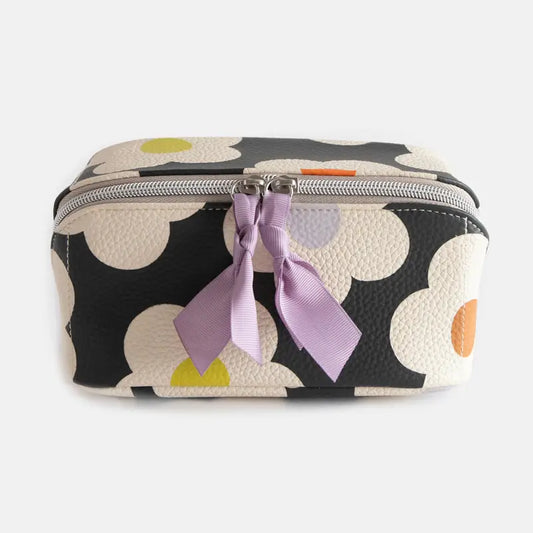 Caroline Gardner | Multi Flower Diagonal Cosmetic Bag