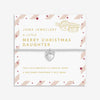 Joma Jewellery | Love From Santa 'Merry Christmas Daughter' Bracelet