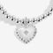 Joma Jewellery | 'Merry Christmas Granddaughter' Bracelet In Silver Plating