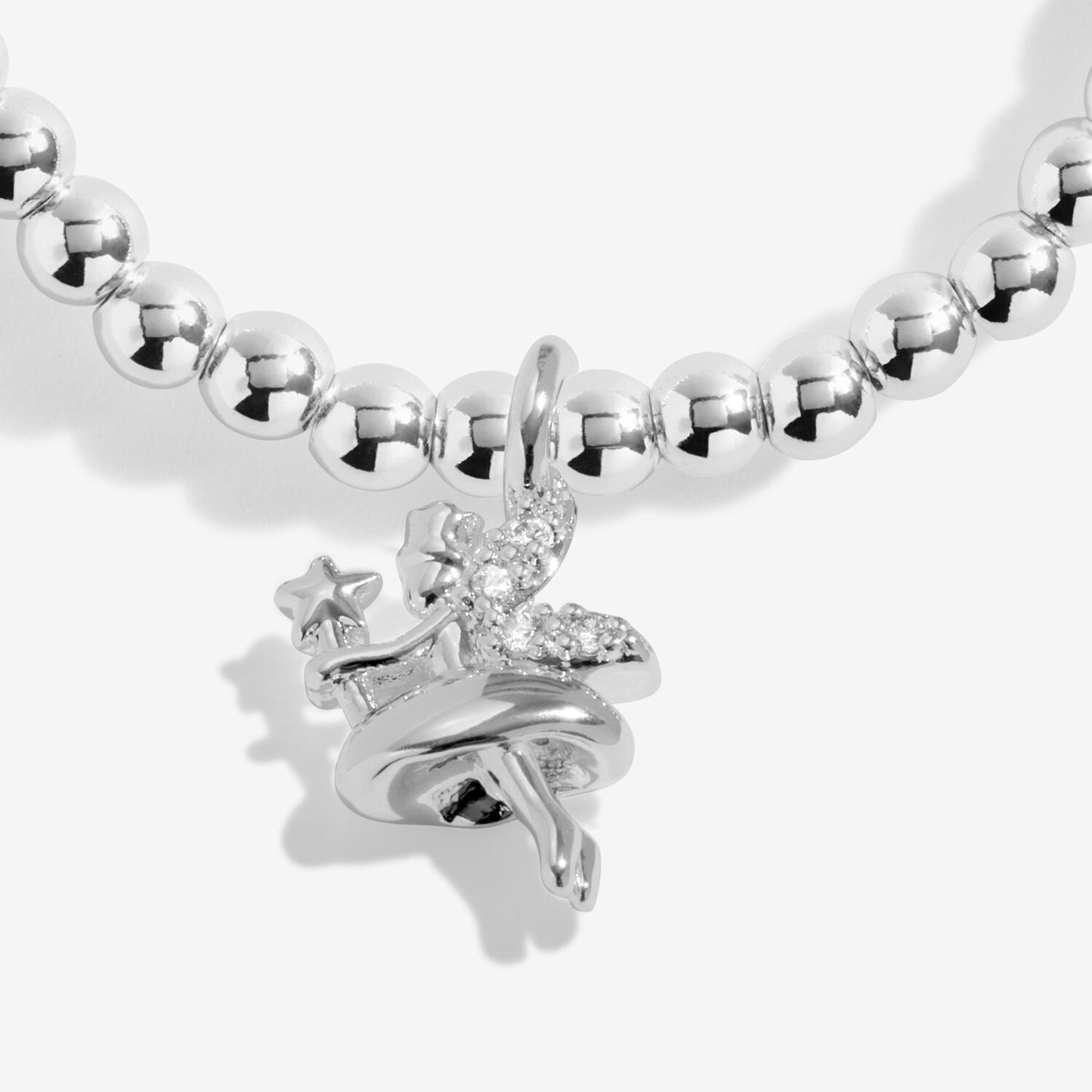 Joma Jewellery | Kids' A Little 'Fairy Princess' Bracelet in Silver Plating
