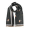 Cashmere Blend Robin Scarf | Charcoal