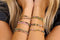 Boho Betty | Sana Gold Tourmaline Stretch Crystal Bracelet