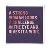Wink Greetings Card