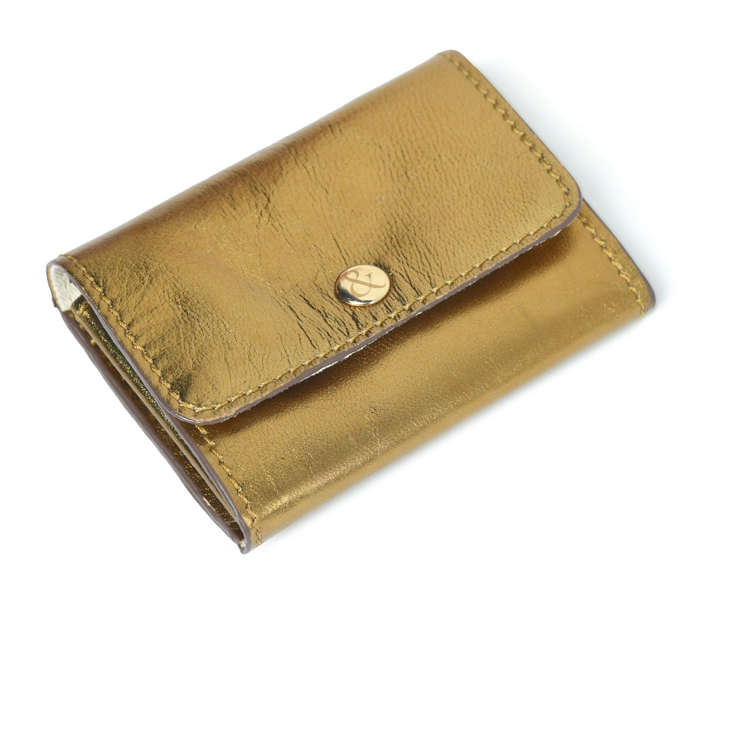 Bell & Fox | Leather Card Holder With Zip | Bronze