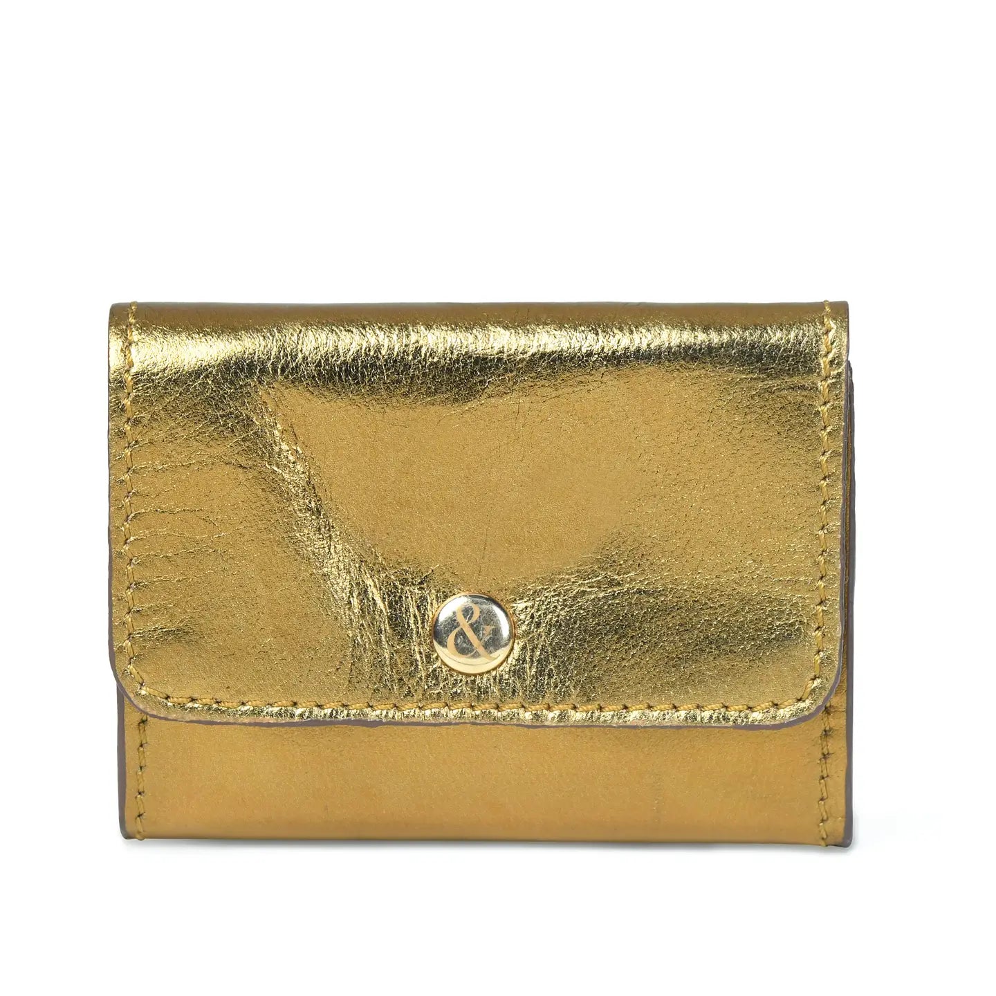 Bell & Fox | Leather Card Holder With Zip | Bronze