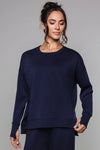 Pre-Order | Supersoft Longline Sweatshirt | Navy