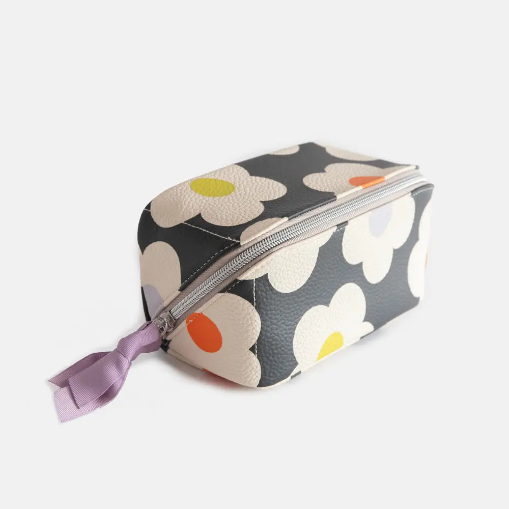 Caroline Gardner | Multi Flower Diagonal Cosmetic Bag