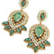 My Doris | Mint Art Deco Earrings