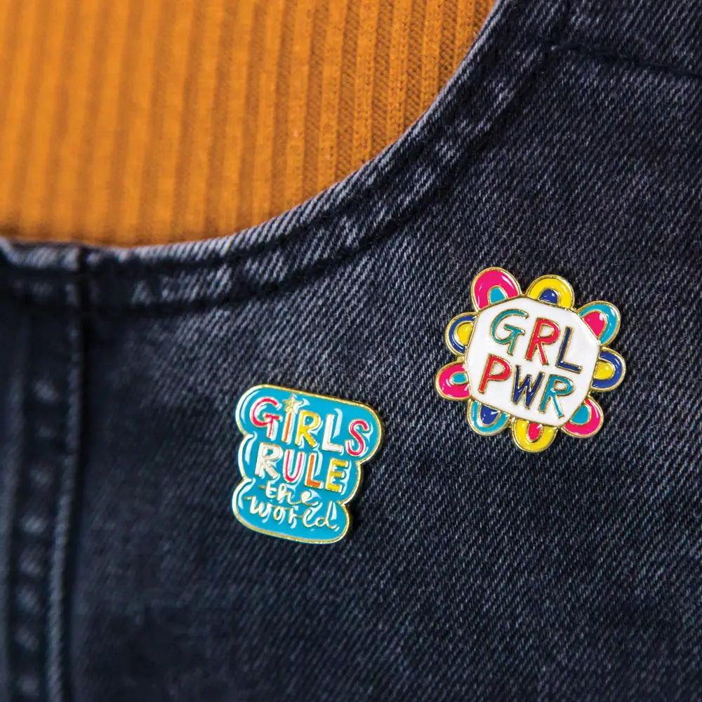 Rachel Ellen Designs | Enamel Pin Badge | Girl Power - Blossom Boutique Online  