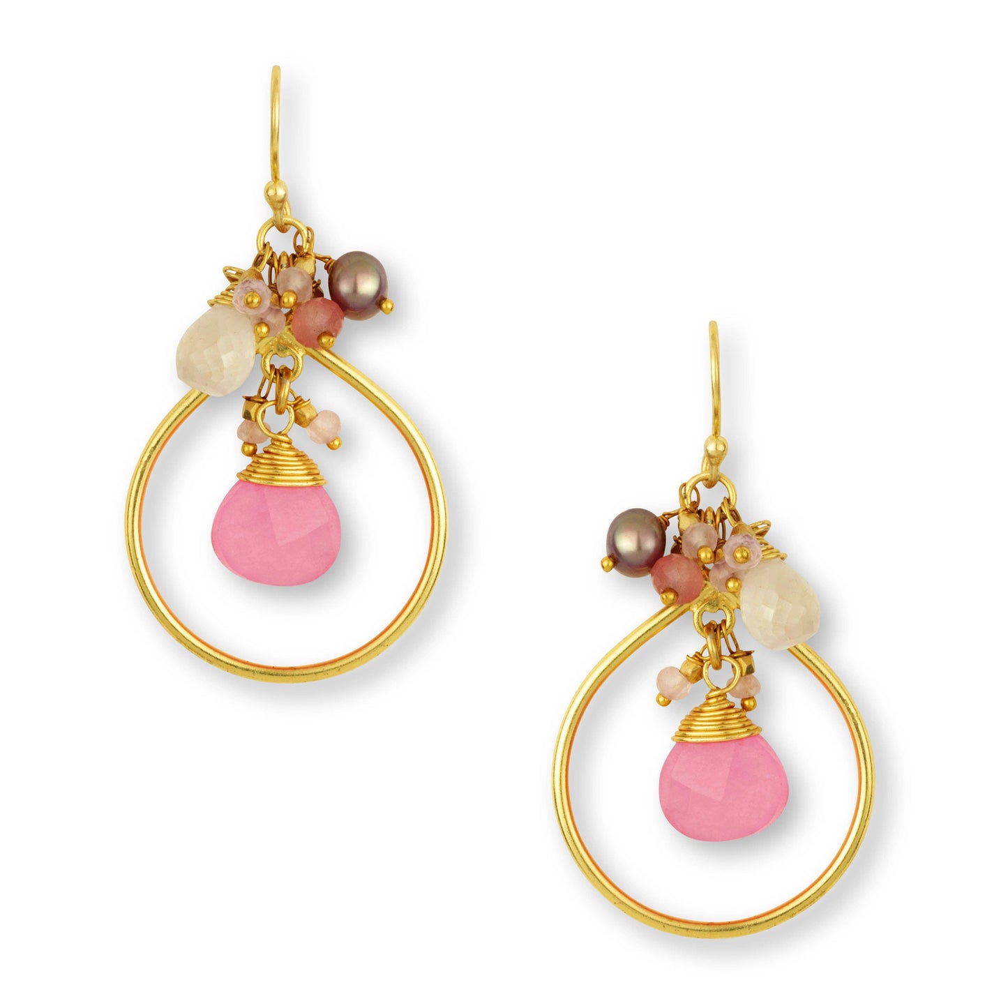 Ashiana London | Robin Earrings Pink