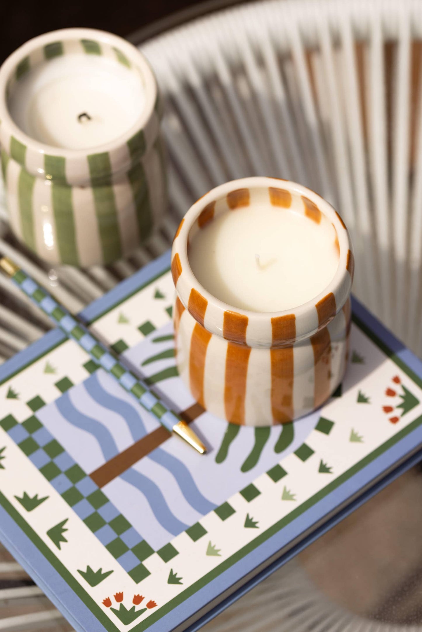 Paddywax Cabana Rust Ceramic Candle - Sienna Sunset