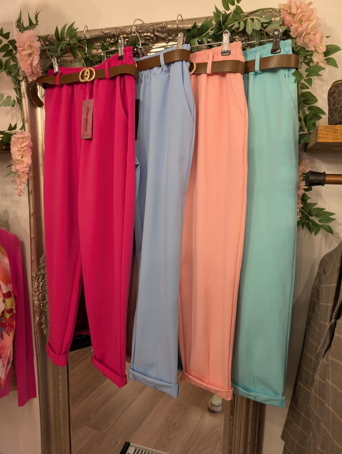 Tailored Trousers with Belt