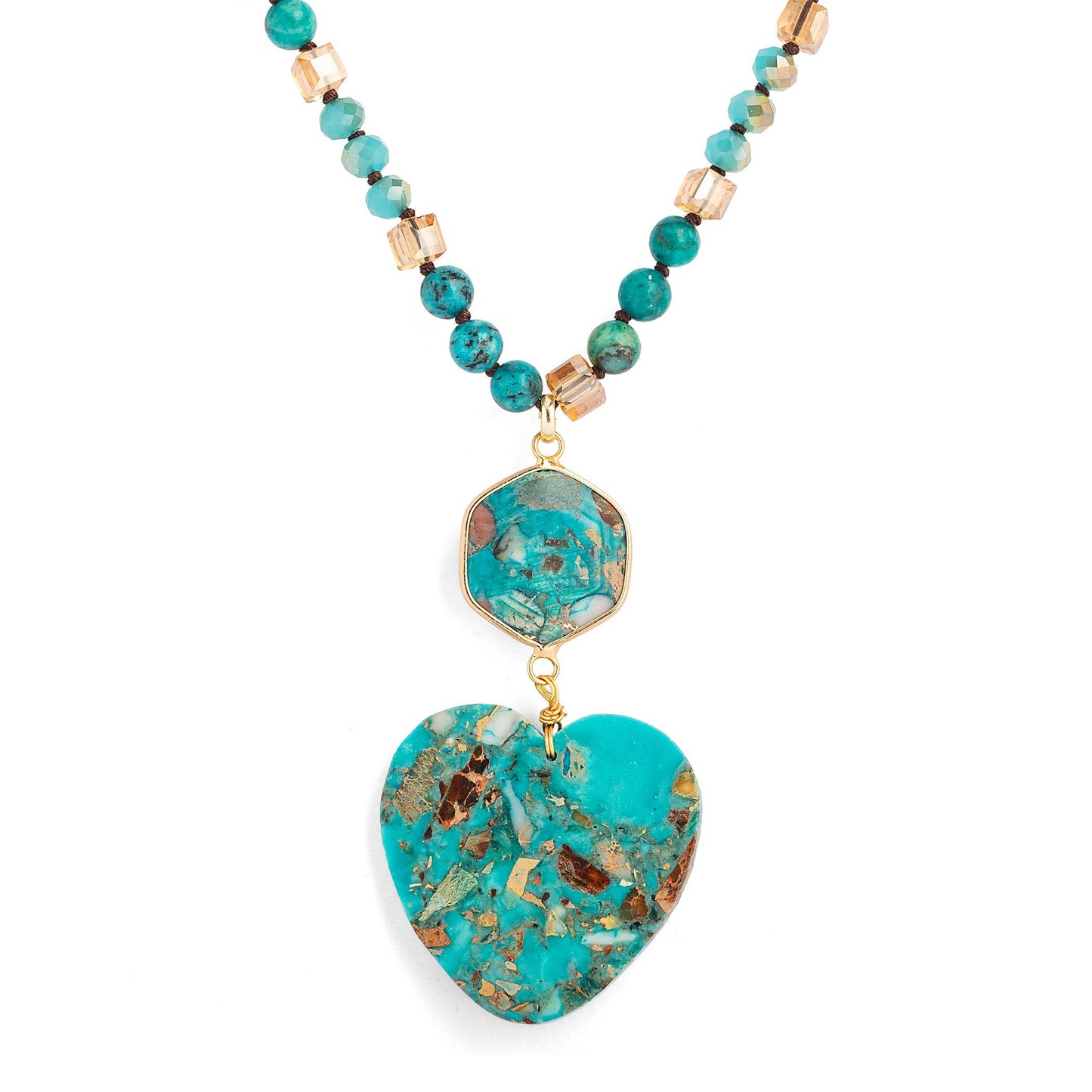 Wild Spirit | Jaselle Heart Jasper Necklace