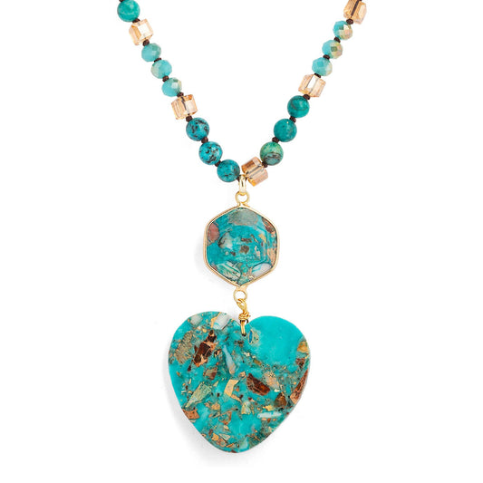 Wild Spirit | Jaselle Heart Jasper Necklace
