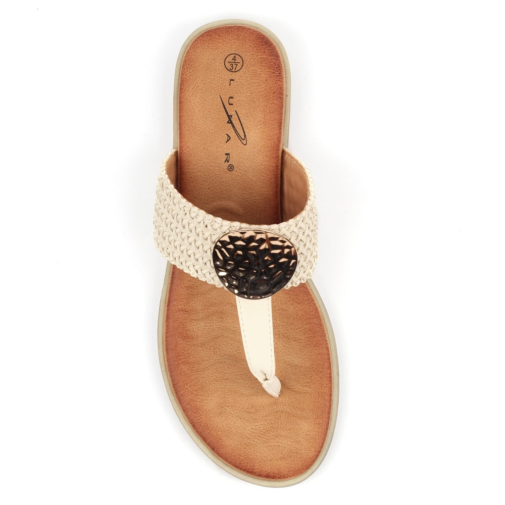 Lunar | Fiona Sandal | White - Blossom Boutique Online  