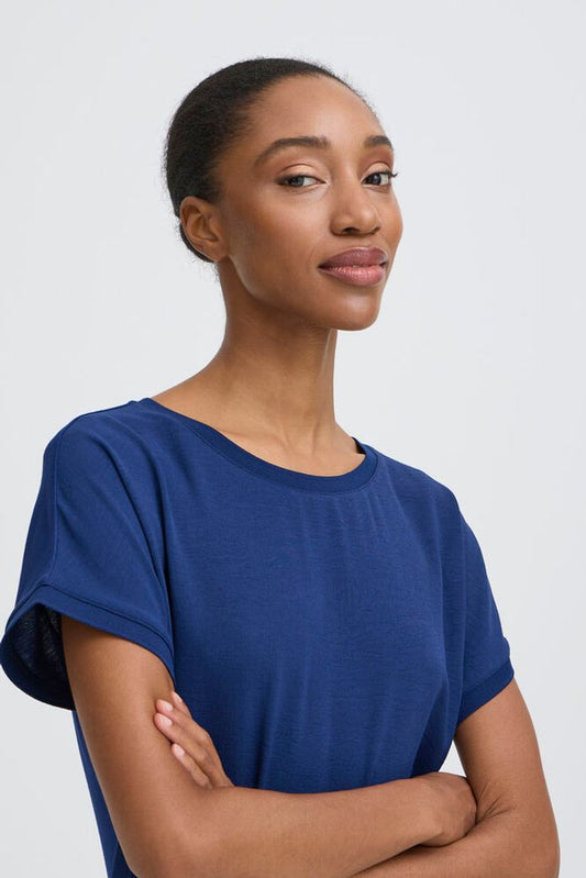 B.young | BYPANYAX Tee | Medieval Blue - Blossom Boutique Online  