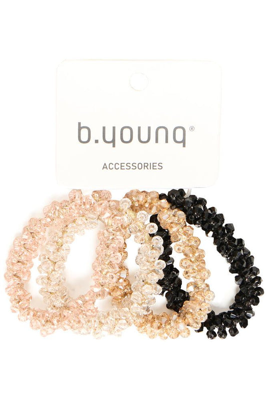 B.young | Accessories | BYVILASTIC Hair Bobbles | 4 Pack - Blossom Boutique Online  