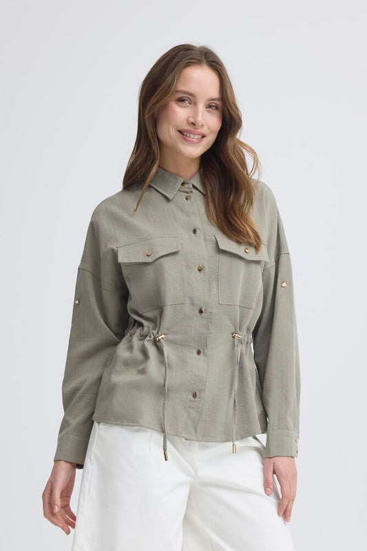 B.young | BYDIVISCO Shirt Jacket | Vetiver - Green