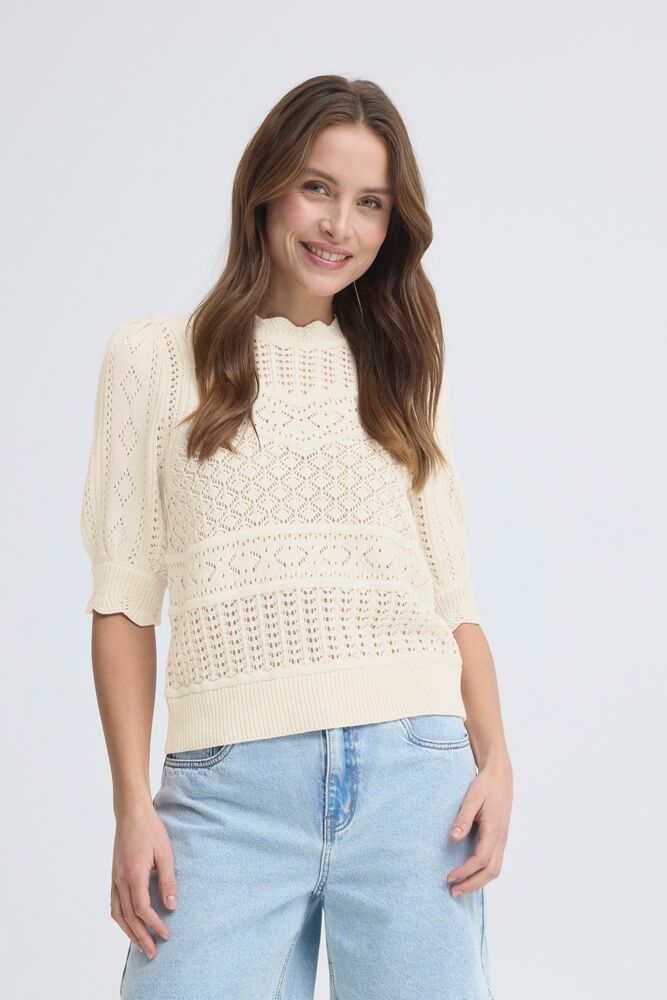 B.young | BYNAJO Short Sleeve Jumper | Birch