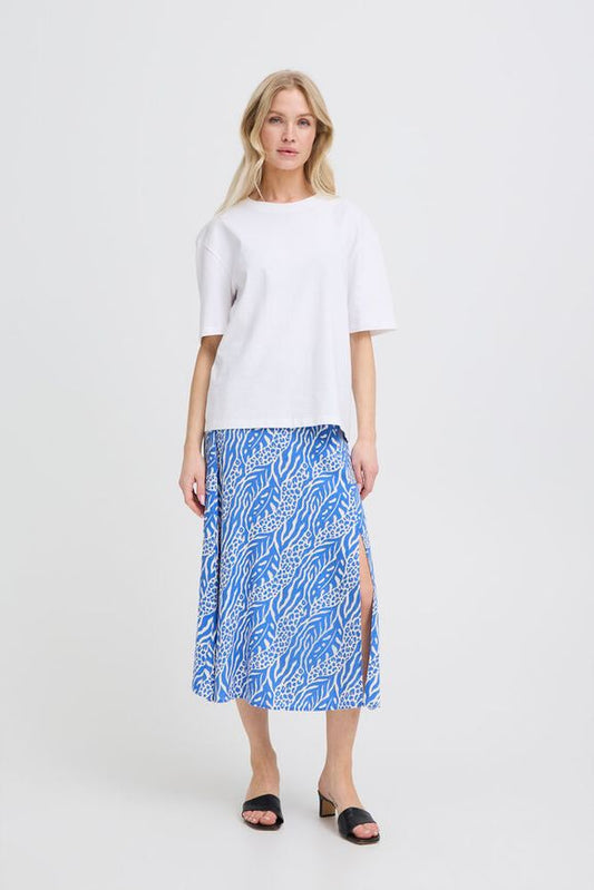 B.young | BYMMJOELLA Midi Skirt | Blue