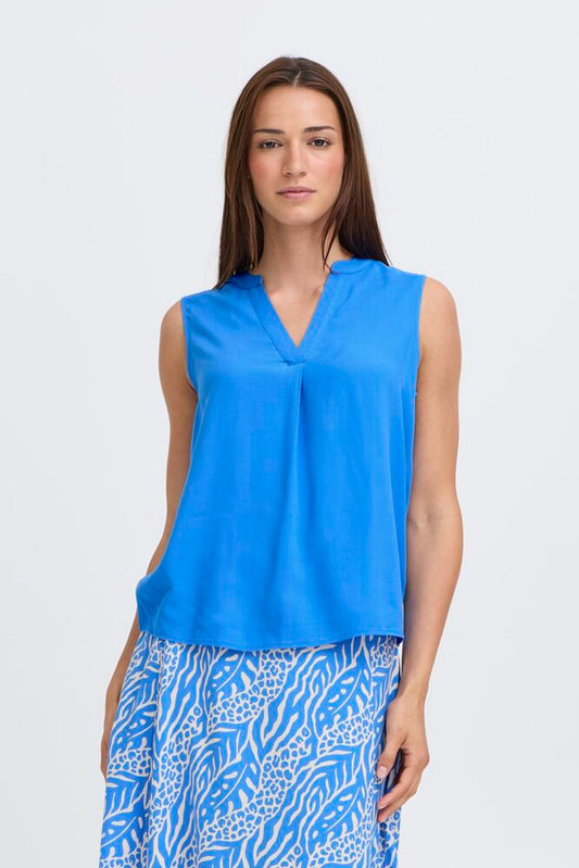B.young | BYMMJOELLA Sleeveless Blouse | Nebulas Blue