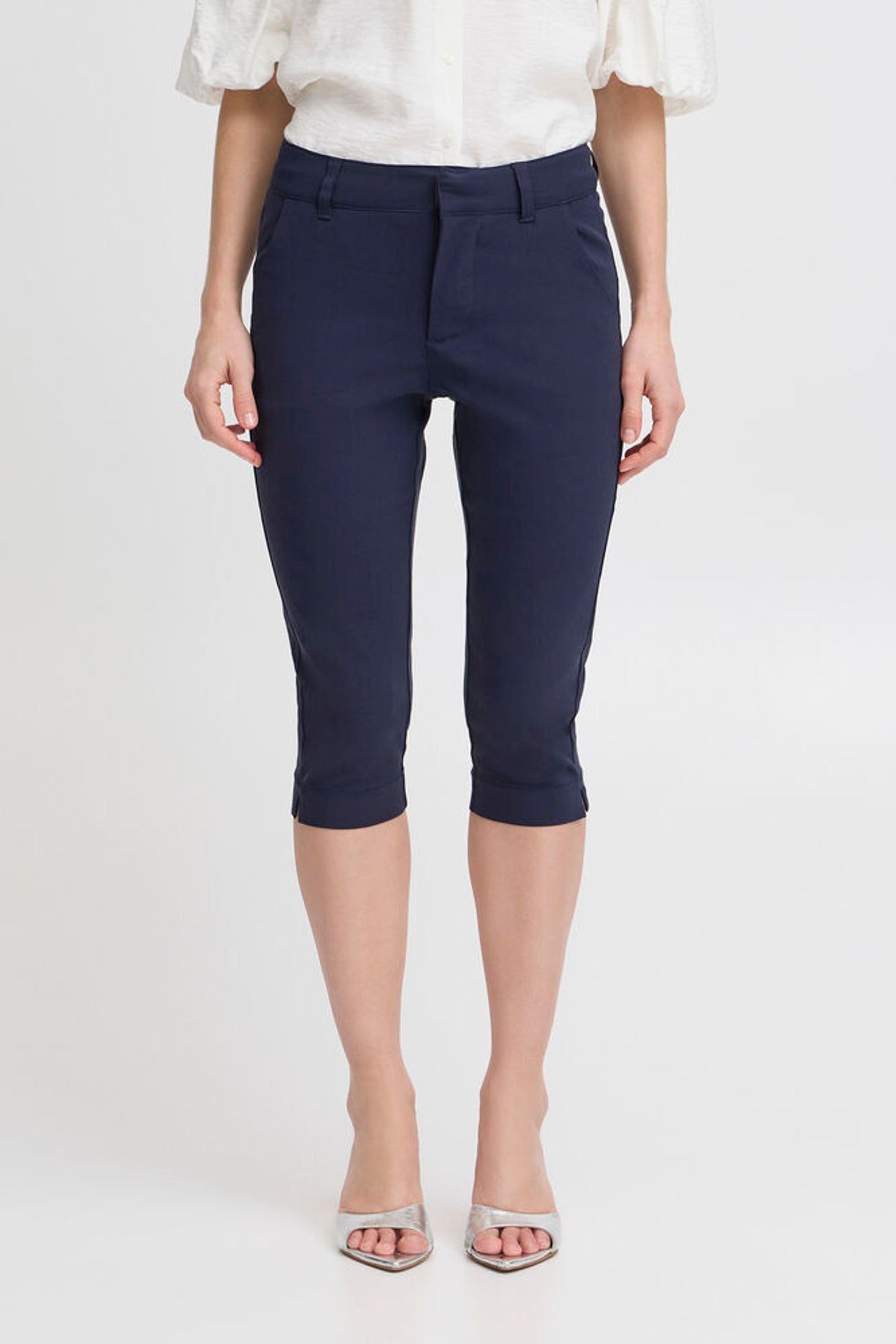 B.young | BYDIXI Capri Pants | Midnight Blue | Navy
